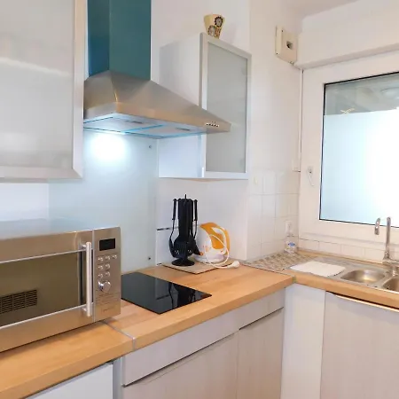 Studio agréable résidence Les Oliviers avec parking Apartamento Antibes